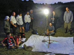 Un premier  inventaire des papillons de nuit a été réalisé le juillet sur cette nouvelle réserve avec le concours  de Nicole Lepertel et Jérôme Jacob du GRETIA.