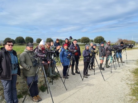 Participants stage du 8-9 mars 2025 au Fort de la Hougue, Saint Vaast (50) 